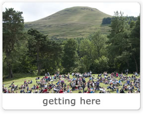 photograph of the park land where the 2010 event will be held illustrating getting here link